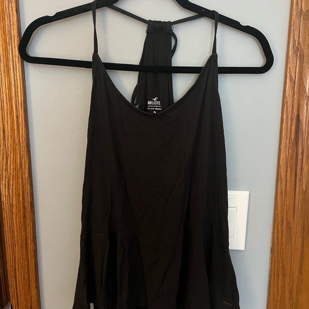 Hollister Black Tank Top Size M